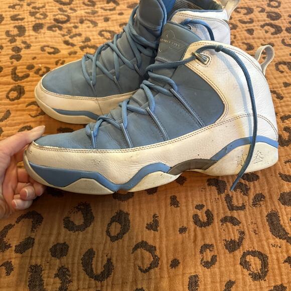 Air Jordan Nine Point Five Mens Size 12 University Blue Basketball Shoes Varsity - Picture 3 of 8